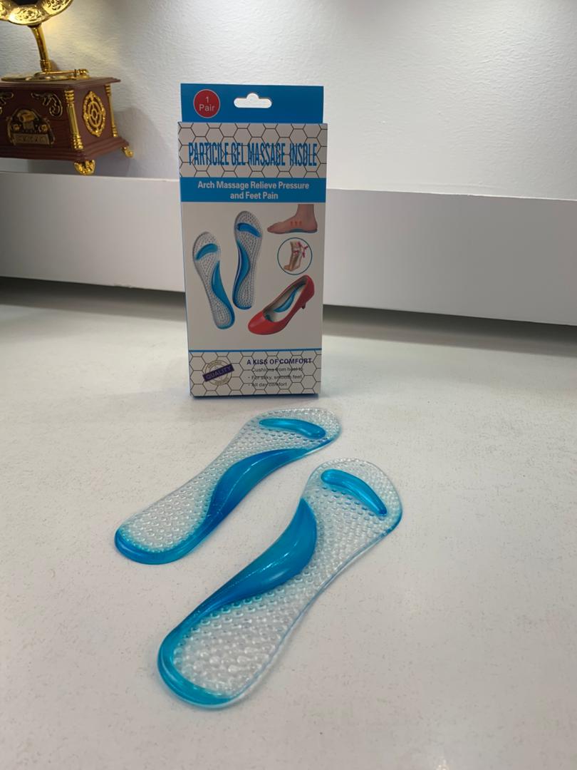 Semelle de massage en Gel pour correction des Pieds Plats – فرشة حذاء من السيليكون