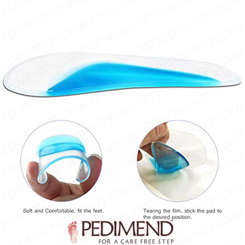 Semelle de massage en Gel pour correction des Pieds Plats – فرشة حذاء من السيليكون